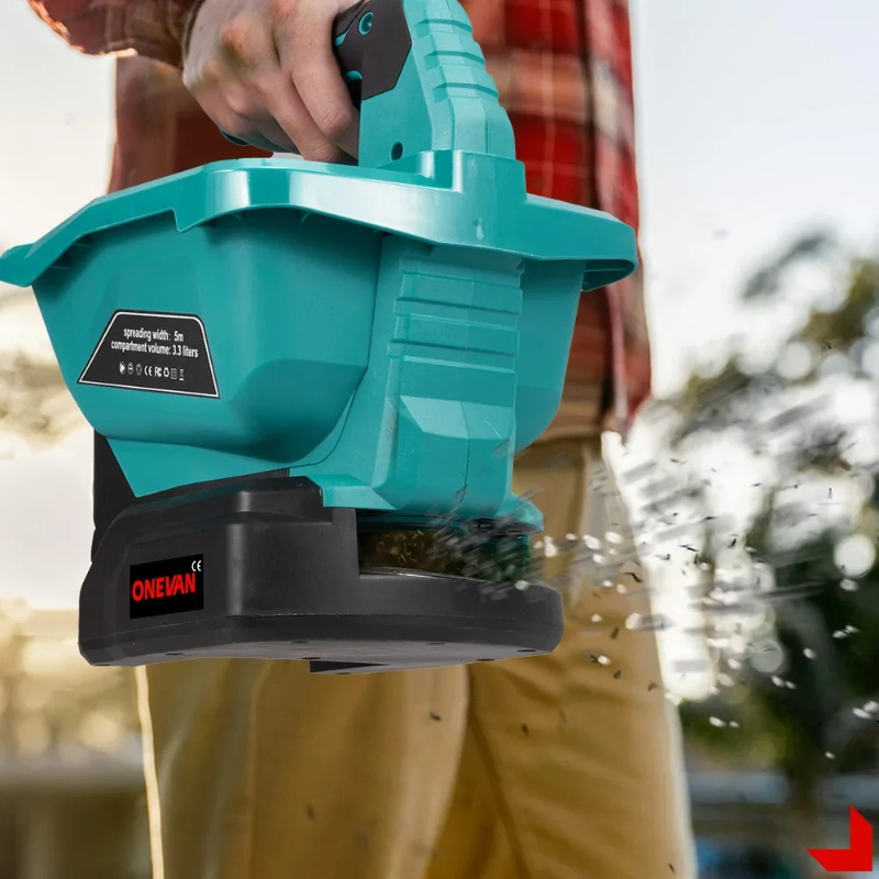 Farming Tools For Agriculture - 6 ギア自動肥料スプレッダーハンドヘルド電気肥料スプレッダー草の種子菜園電動ツール農業