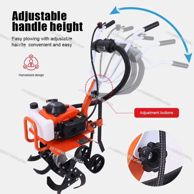多機能マイクロ耕運機、手持ち式耕運機、ガソリン耕運機、2スト - Farming Tools For Agriculture のレビューと価格