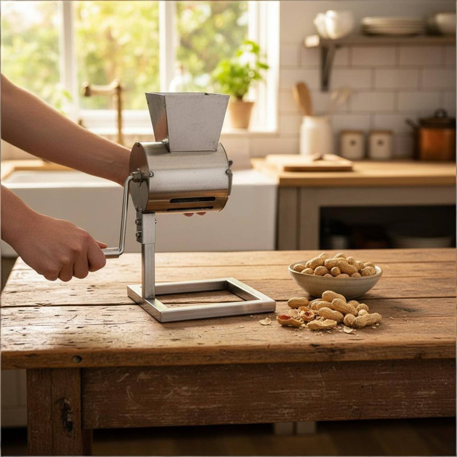 手動ピーナッツ殻むき機 小型 手回し式ピーナッツ殻むき機 農 - Farming Tools For Agriculture のレビューと価格
