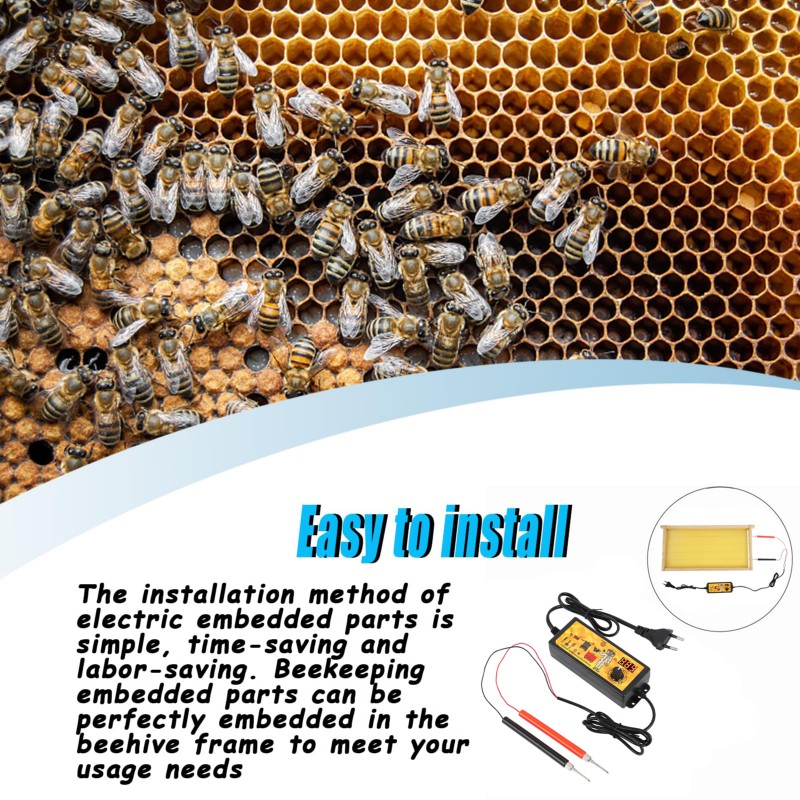 養蜂ツール EUプラグ 電動ワックスワイヤー埋め込み機 養蜂 - Beehive Frame Wax のレビューと価格