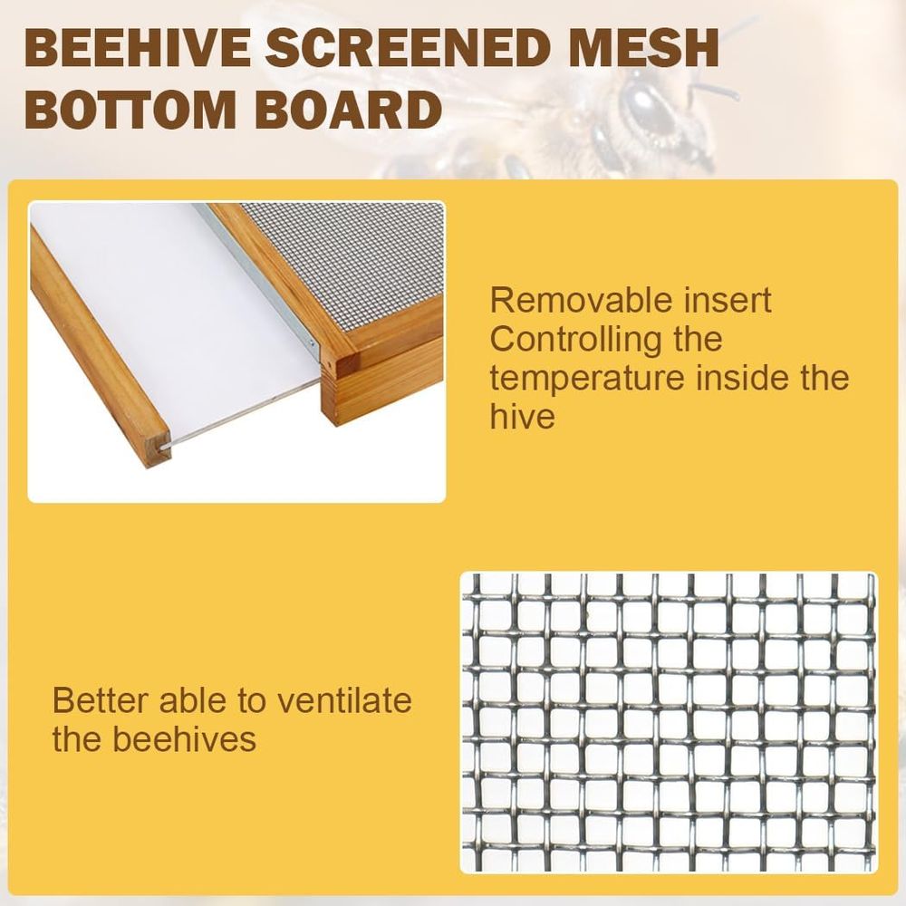 10枚枠養蜂箱キット（ワックス加工底板付き）、深型巣枠2個と - Beehive Frame Wax のレビューと価格