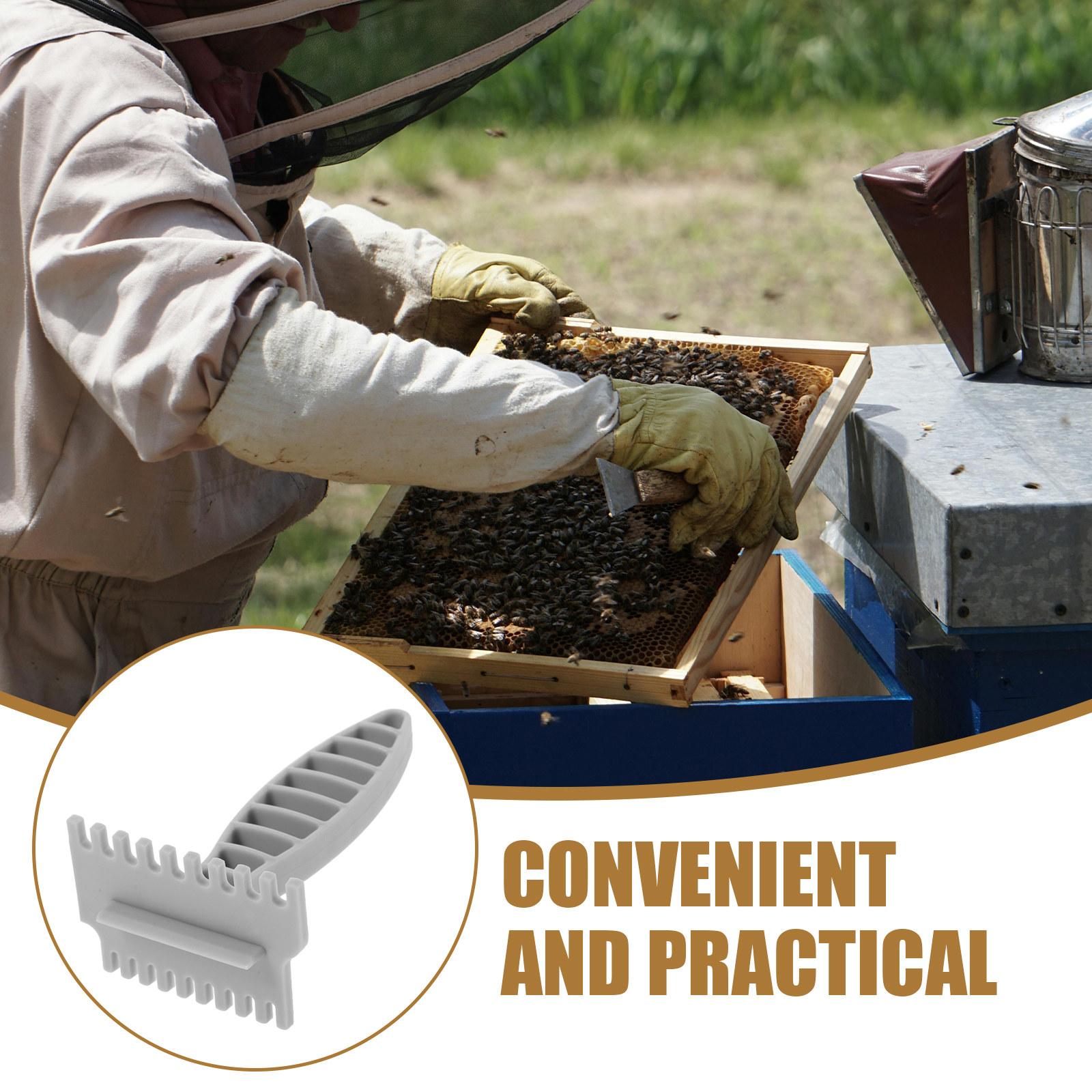 プレミアムプラスチック製蜂の巣清掃用スクレーパーショベル、巣 - Beehive Frame Wax のレビューと価格