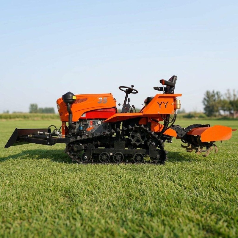 クローラー式4WDロータリー耕運機35馬力クローラートラクタ - Farming Equipment For Agriculture のレビューと価格