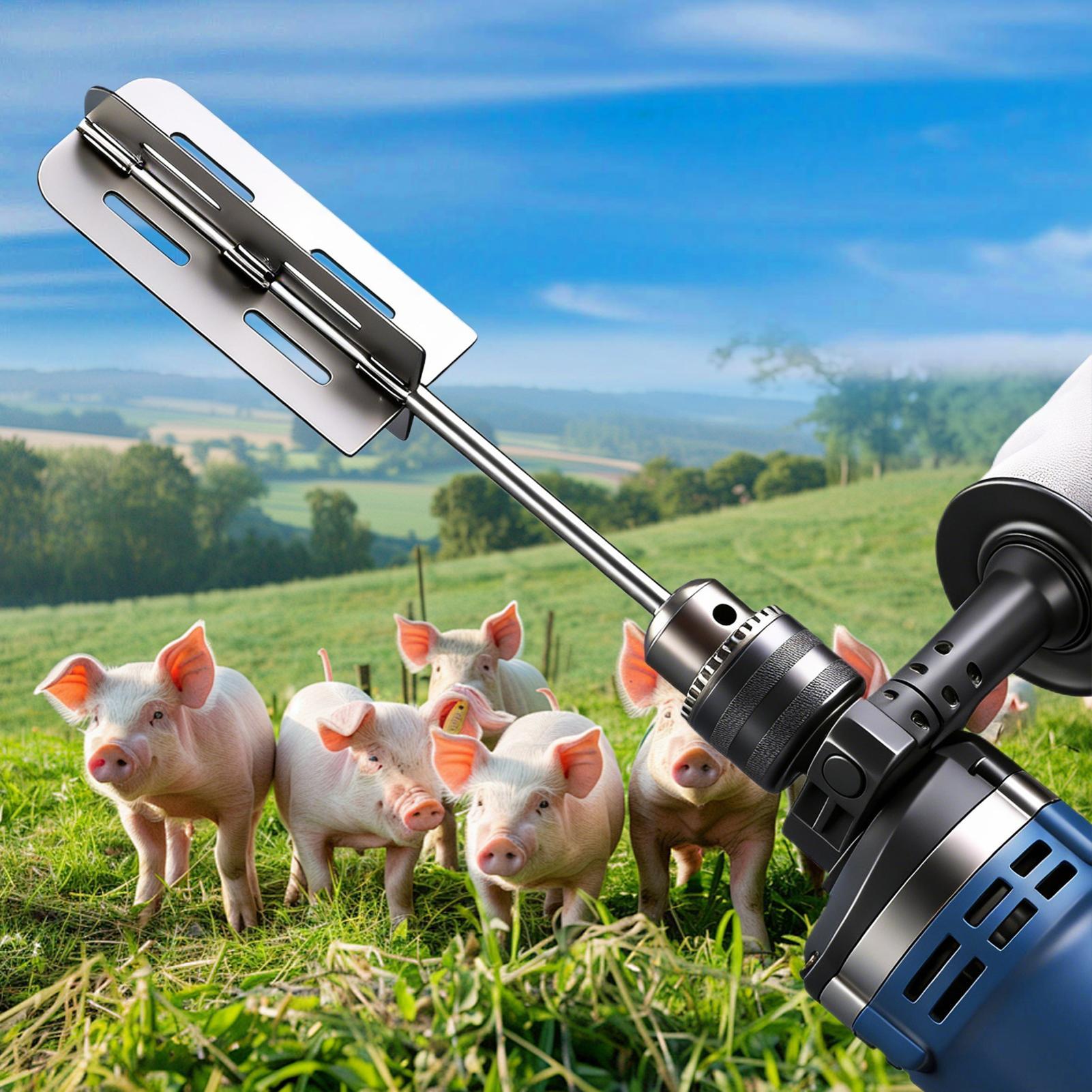 豚毛除去ツール ステンレス鋼製 パワードリル用シェービングア - Farming Equipment For Agriculture のレビューと価格